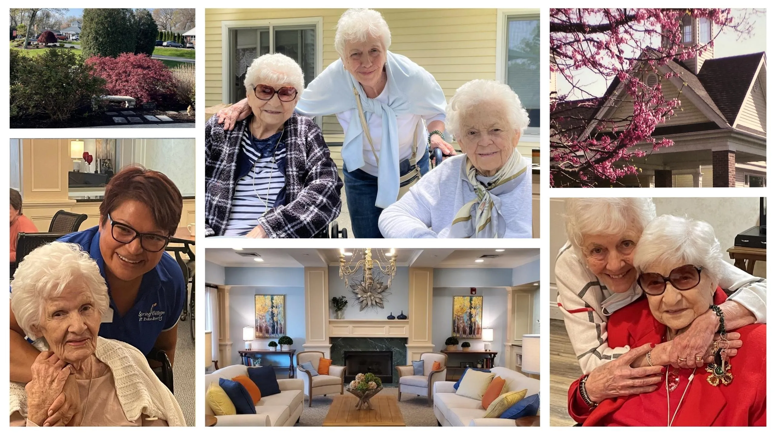 photo collage of Spring Village residents